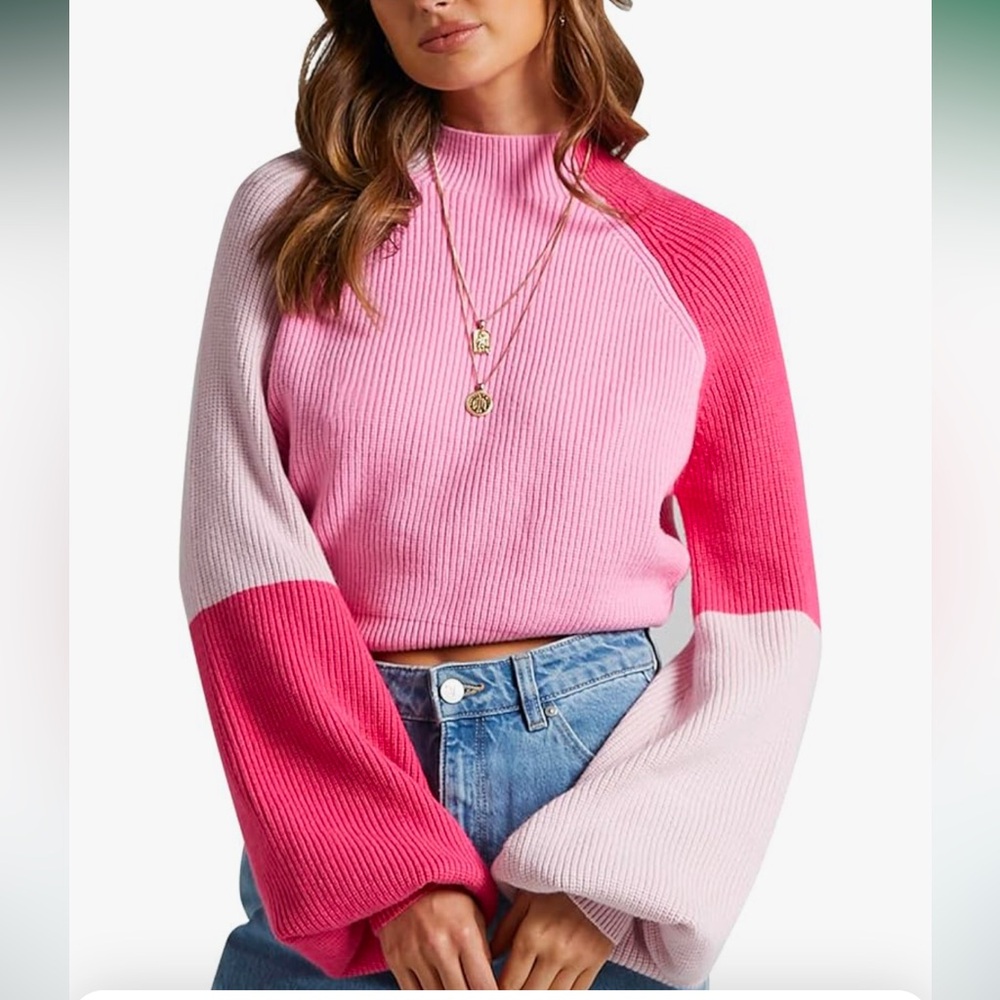 Color-block‎ Sweater